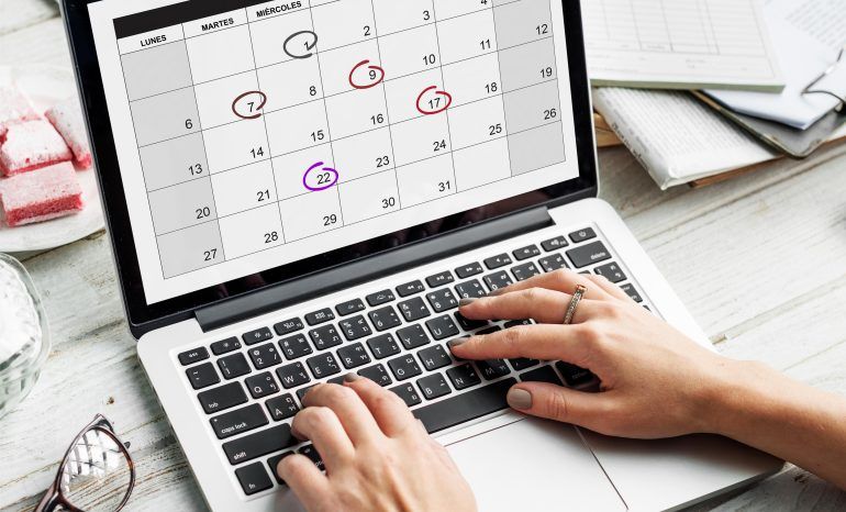 Calendario de Almacenes