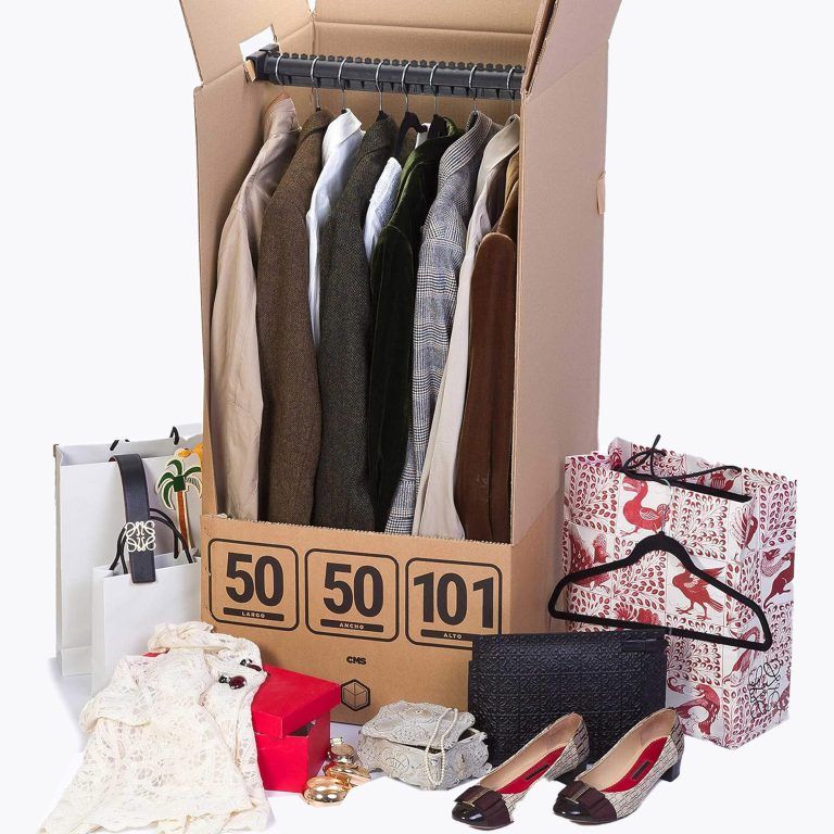 Armario caja de Cartón para ropa