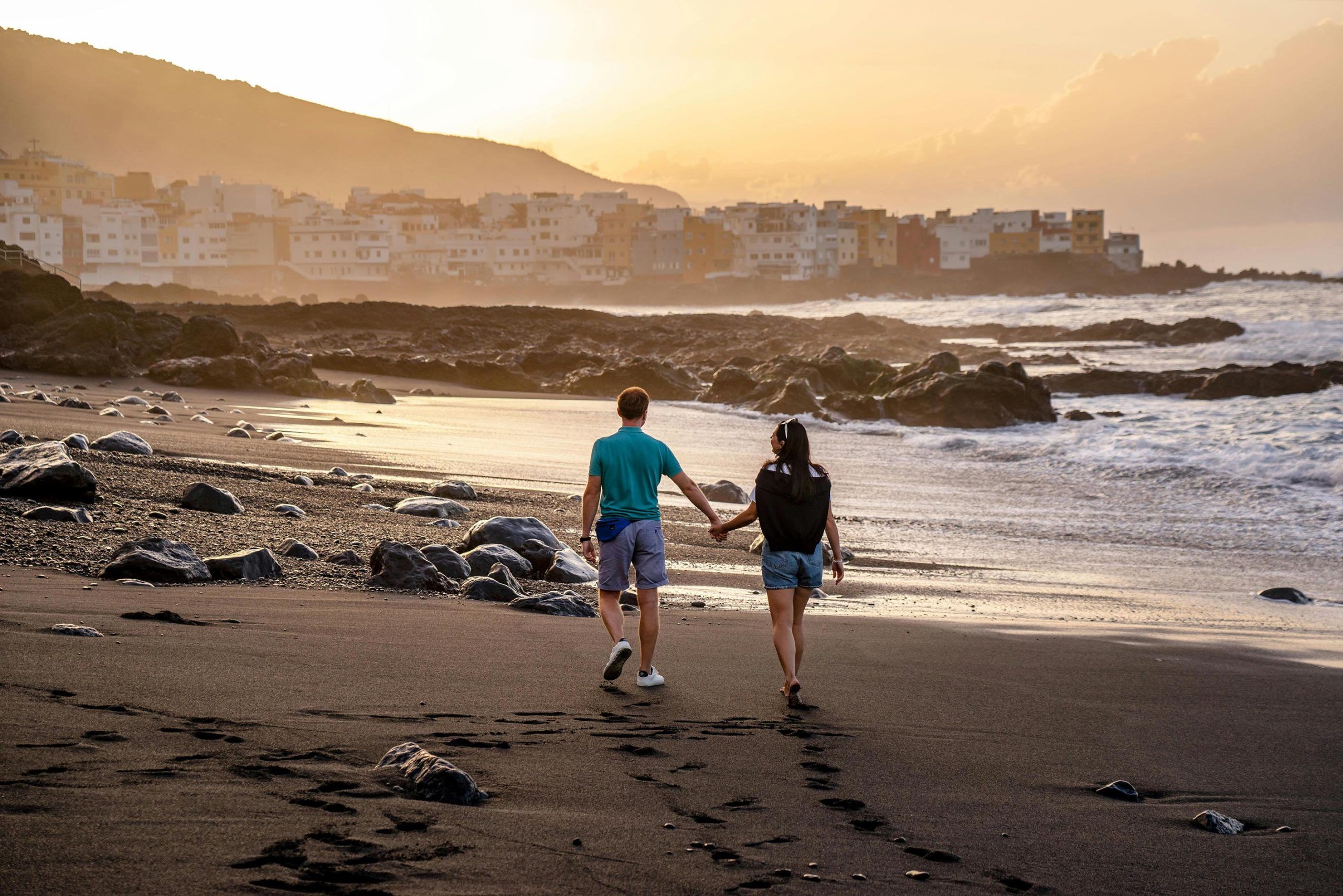 Playas y pasaje en Santa Cruz de Tenerife